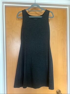 Patagonia Dark Charcoal Gray Sleeveless A-Line Dress sz small